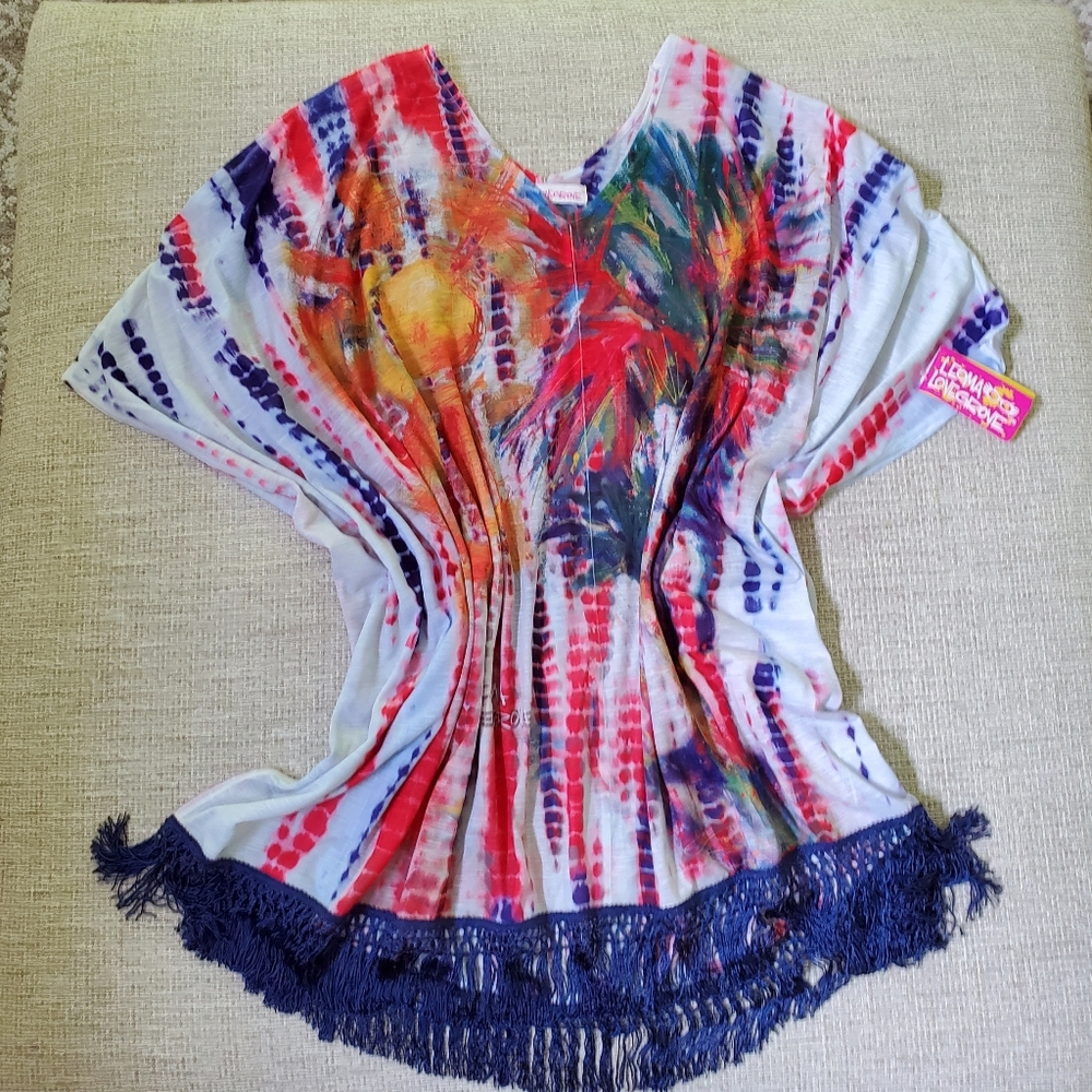 NWT Leoma Lovegrove Fringe Cover Up